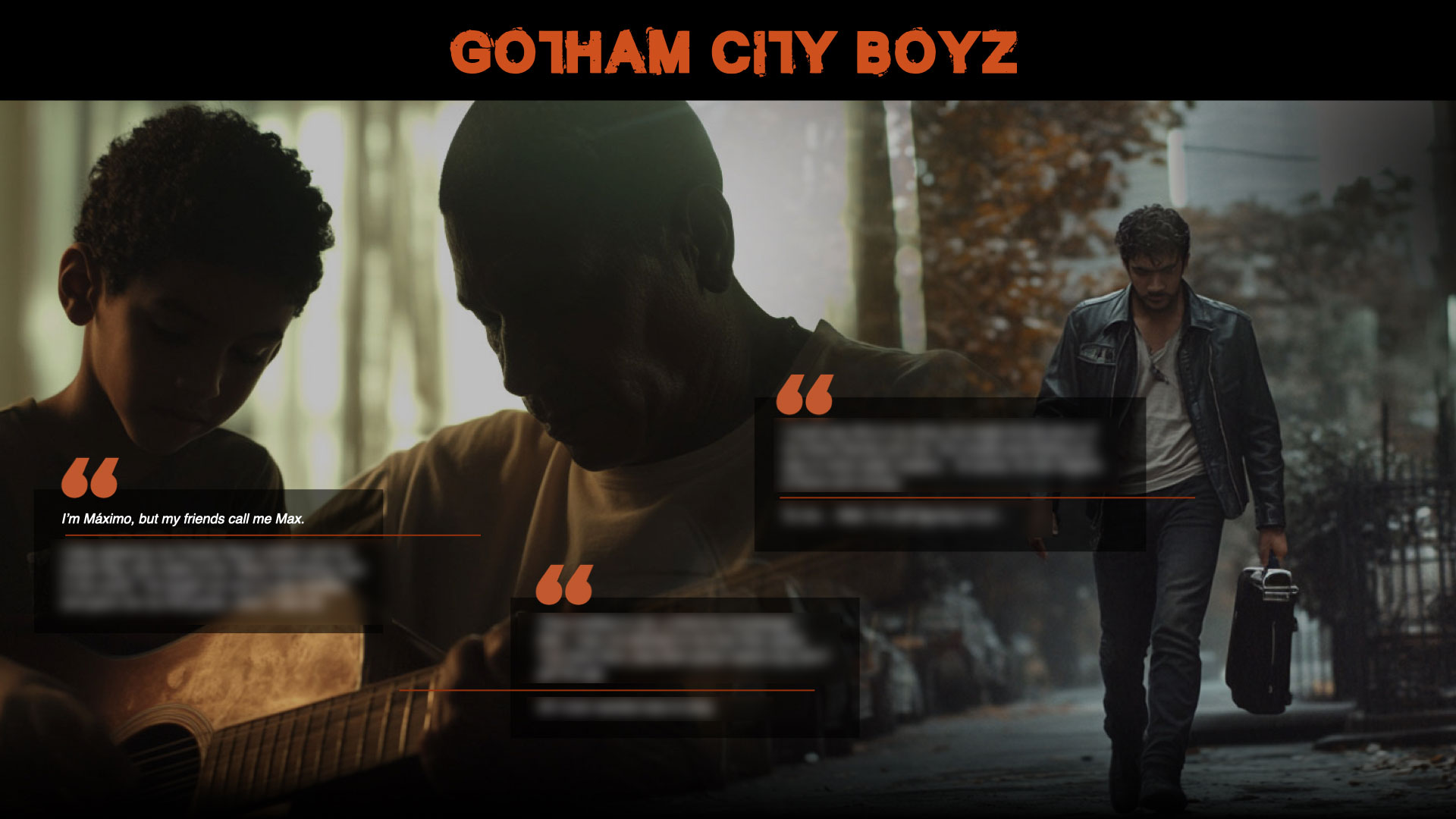 Pitch Your Film - Gotham City Boyz