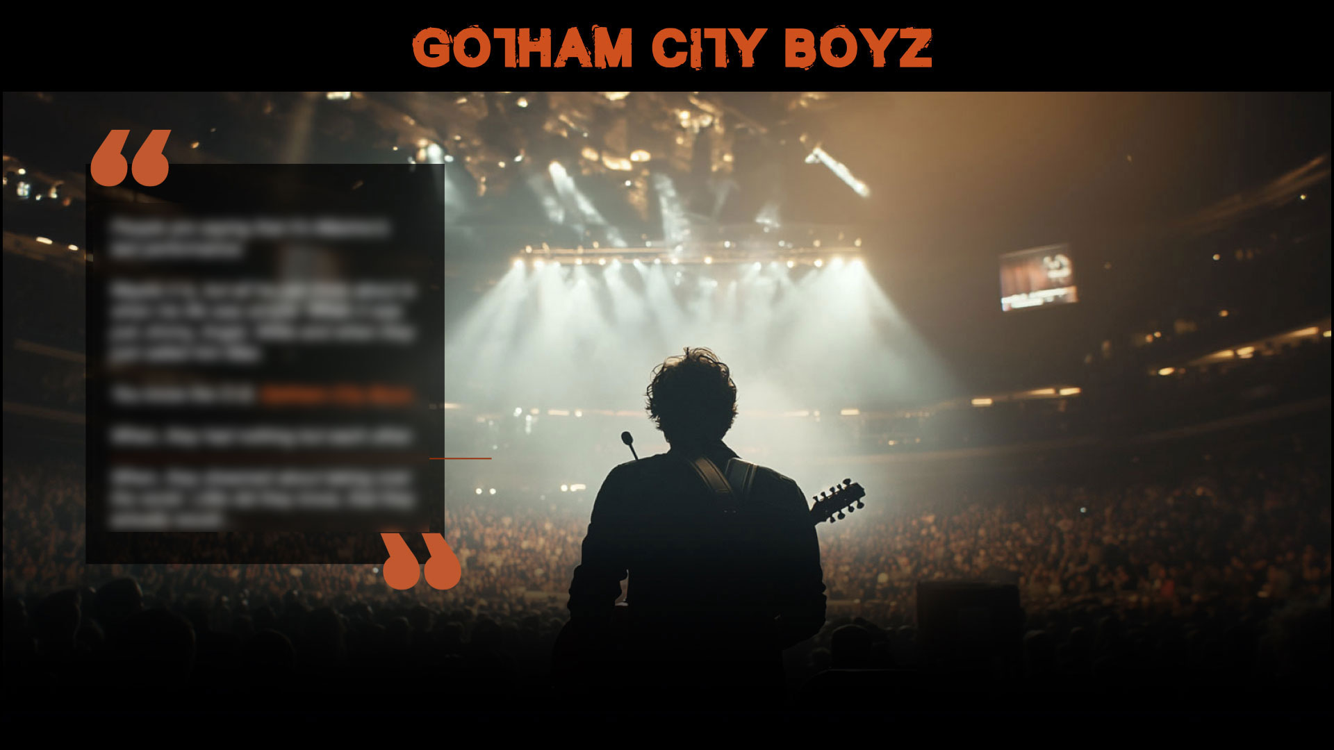 Pitch Your Film - Gotham City Boyz